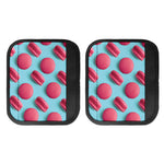 Pink Macarons Print Handle Covers