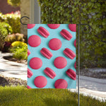 Pink Macarons Print House Flag