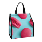 Pink Macarons Print Insulated Lunch Tote