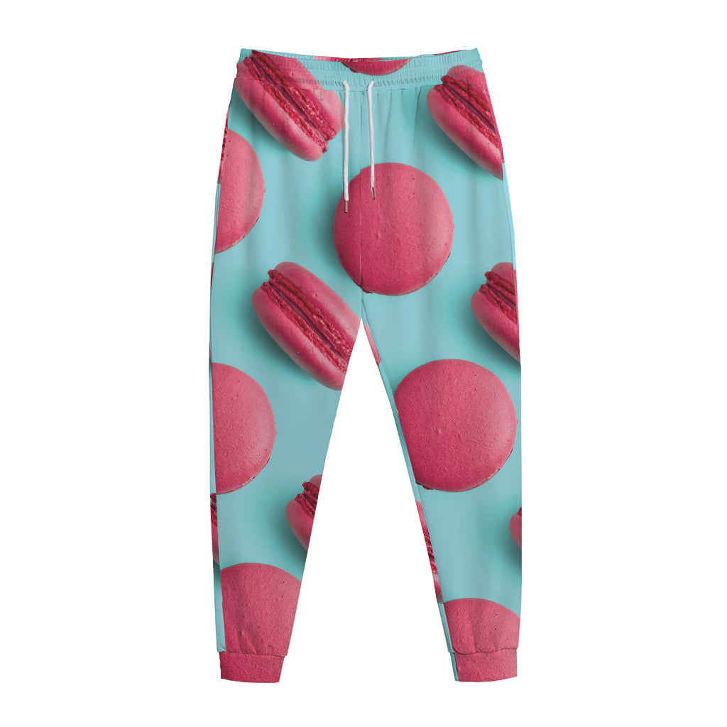 Pink Macarons Print Jogger Pants