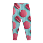 Pink Macarons Print Jogger Pants