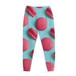 Pink Macarons Print Jogger Pants