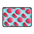 Pink Macarons Print Kitchen Mat