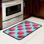 Pink Macarons Print Kitchen Mat