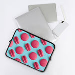 Pink Macarons Print Laptop Sleeve