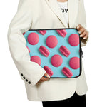 Pink Macarons Print Laptop Sleeve
