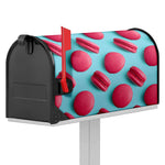 Pink Macarons Print Mailbox Cover
