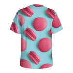 Pink Macarons Print Men's Sports T-Shirt
