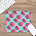 Pink Macarons Print Mouse Pad