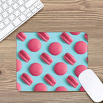 Pink Macarons Print Mouse Pad