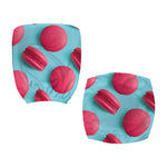 Pink Macarons Print Office Chair Cover