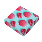Pink Macarons Print Outdoor Seat Cushion Cover