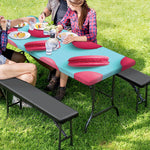 Pink Macarons Print Picnic Table Cover
