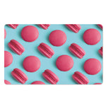Pink Macarons Print Polyester Doormat