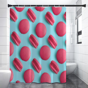 Pink Macarons Print Premium Shower Curtain