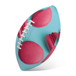 Pink Macarons Print Rugby Ball