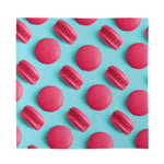 Pink Macarons Print Silk Bandana