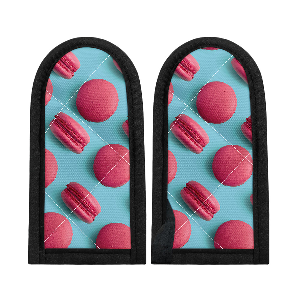 Pink Macarons Print Skillet Handle Cover