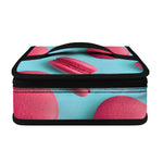 Pink Macarons Print Small Lunch Bag