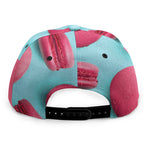 Pink Macarons Print Snapback Cap