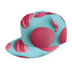 Pink Macarons Print Snapback Cap
