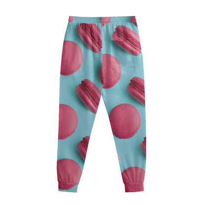 Pink Macarons Print Sweatpants