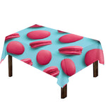 Pink Macarons Print Tablecloth