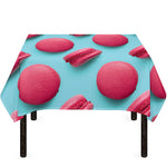Pink Macarons Print Tablecloth