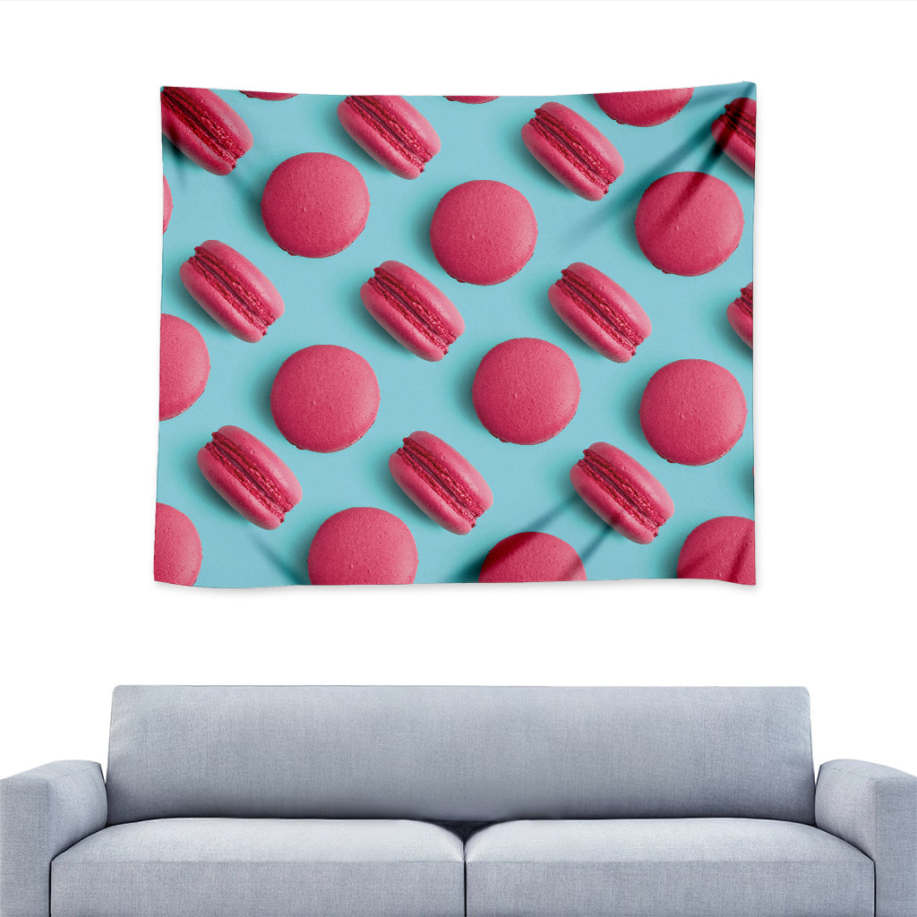 Pink Macarons Print Tapestry