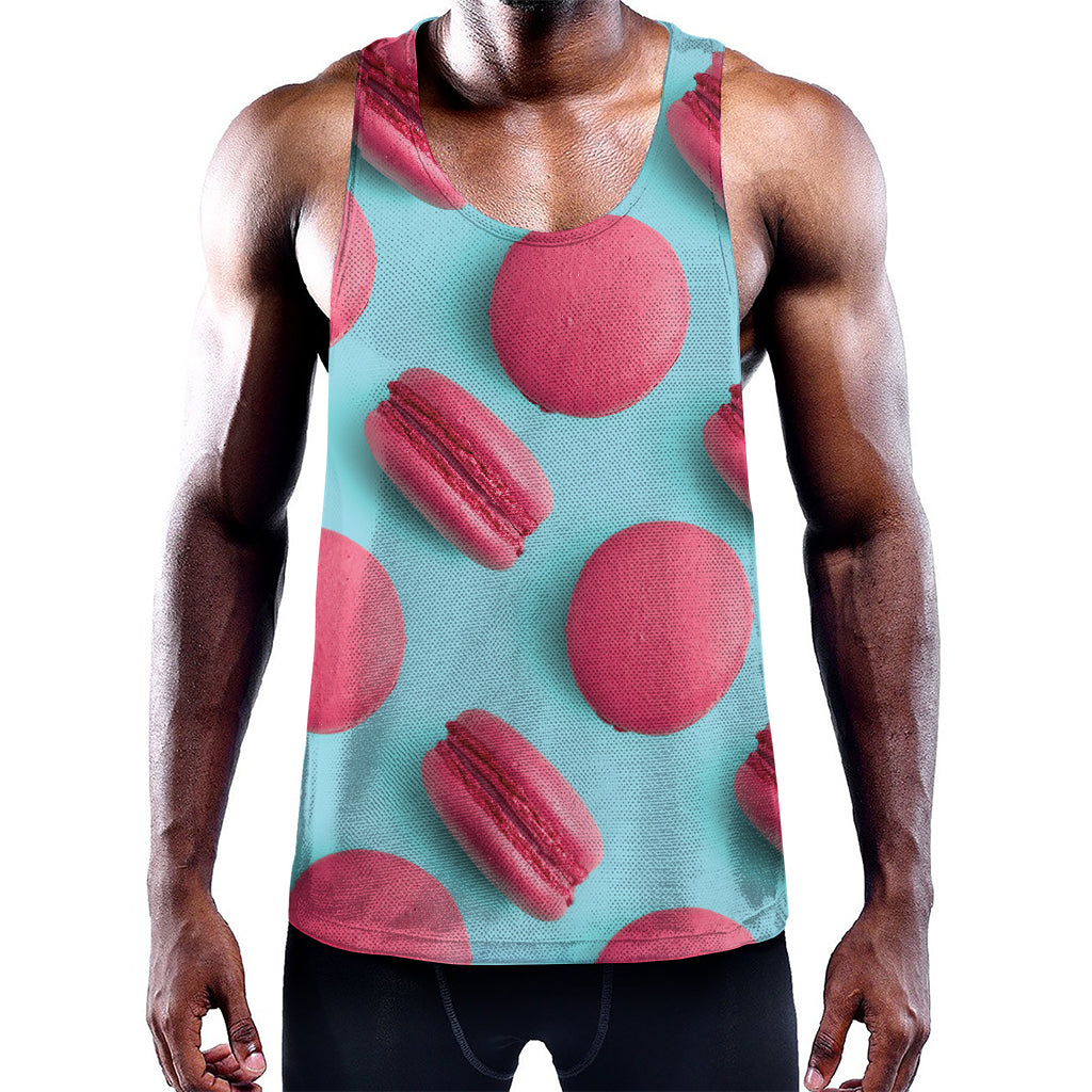 Pink Macarons Print Training Tank Top