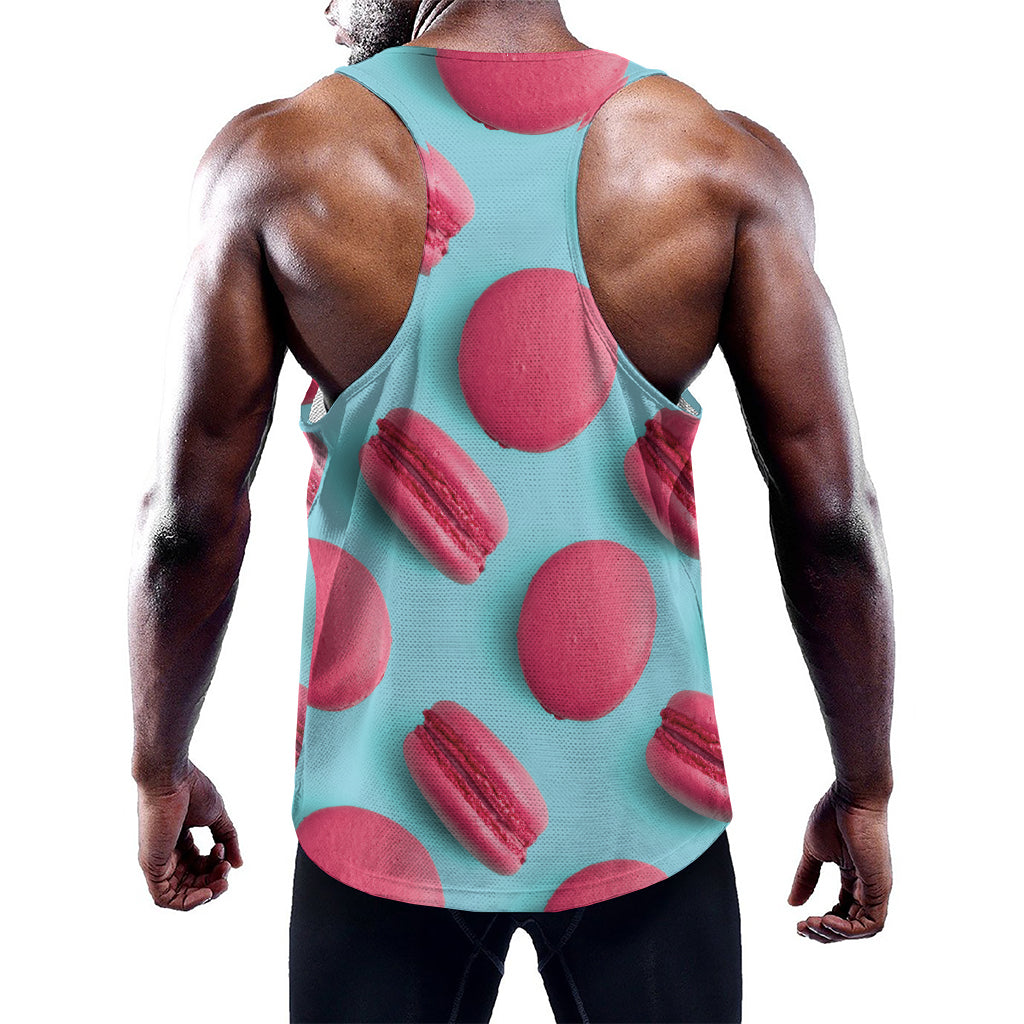 Pink Macarons Print Training Tank Top