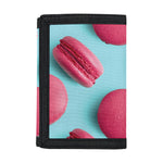 Pink Macarons Print Trifold Wallet