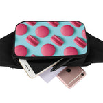 Pink Macarons Print Waist Bag