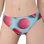 Pink Macarons Print Women's Panties