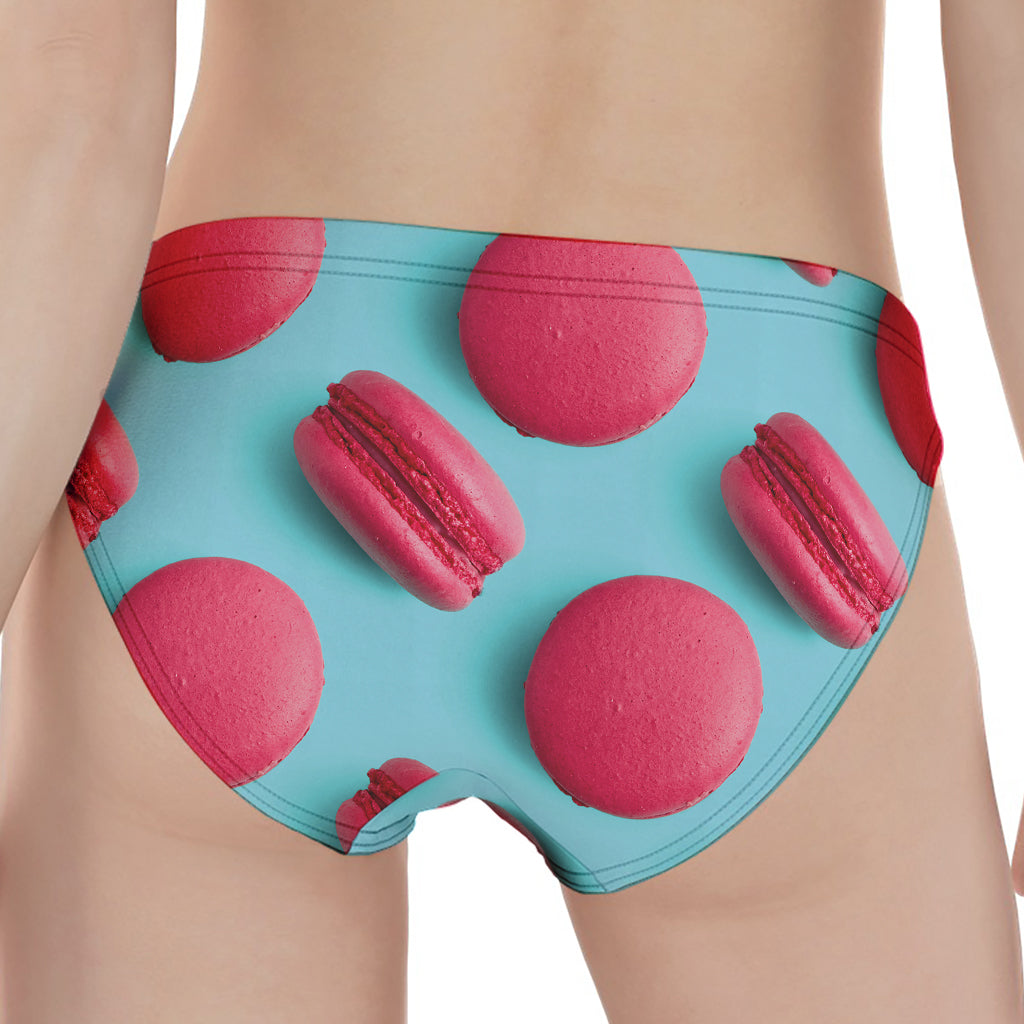 Pink Macarons Print Women's Panties