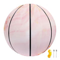 Pink Marble Print Basketball