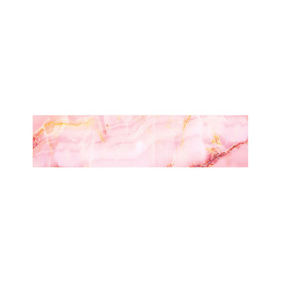 Pink Marble Print Bed Runner