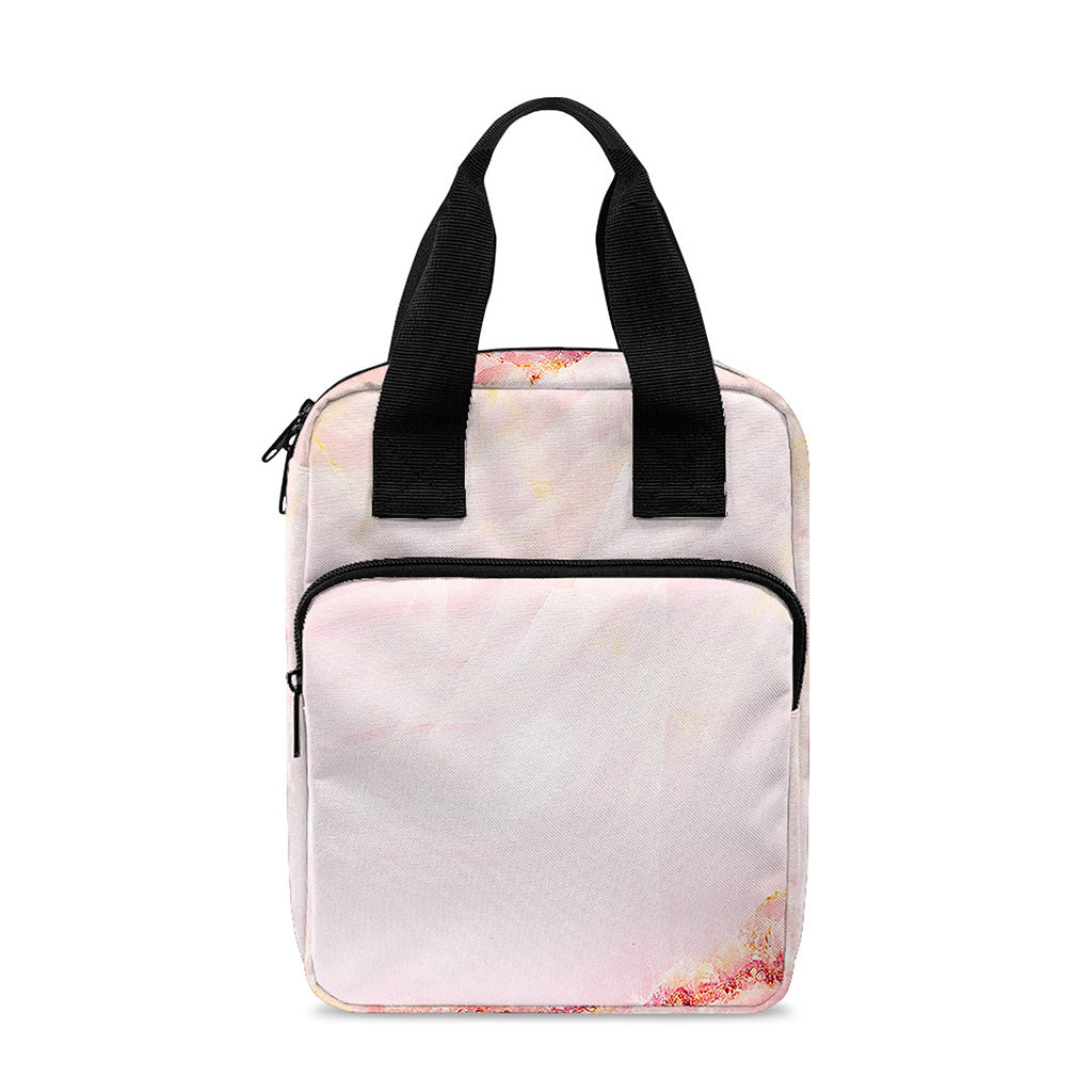 Pink Marble Print Bible Tote Bag