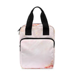 Pink Marble Print Bible Tote Bag