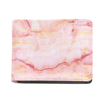 Pink Marble Print Bifold Wallet
