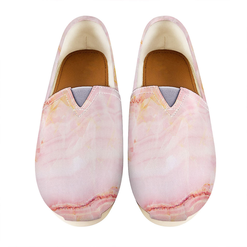Pink Marble Print Casual Shoes