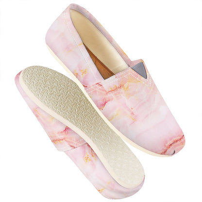 Pink Marble Print Casual Shoes