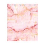 Pink Marble Print Curtain