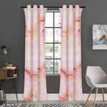 Pink Marble Print Curtain