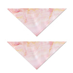 Pink Marble Print Dog Bandana