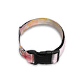 Pink Marble Print Dog Collar