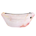 Pink Marble Print Fanny Pack