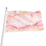 Pink Marble Print Flag