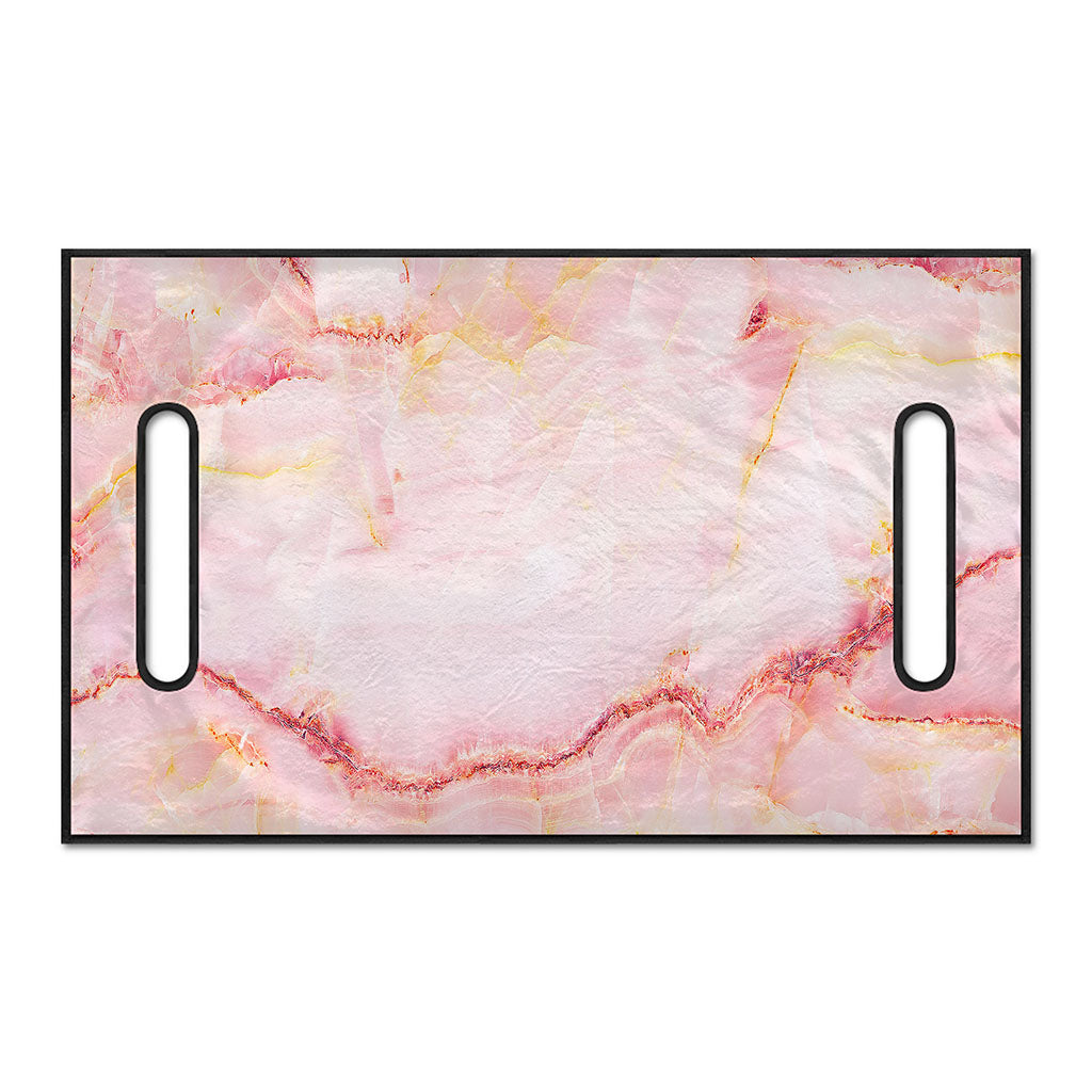 Pink Marble Print Golf Cart Seat Cover