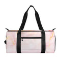 Pink Marble Print Gym Bag